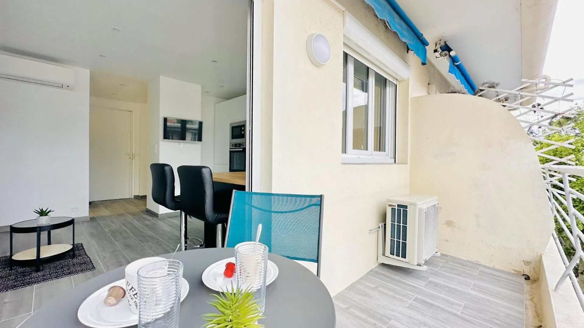 公寓 Le Royal Carnot - Studio - Cannes Centre Terrasse